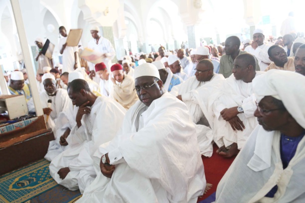 Arrivée de Macky Sall au "Daaka" de Médina Gounass