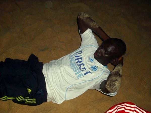 [ PHOTOS ] Nouvellement marié, Pape Diouf ne quitte plus le terrain de sport