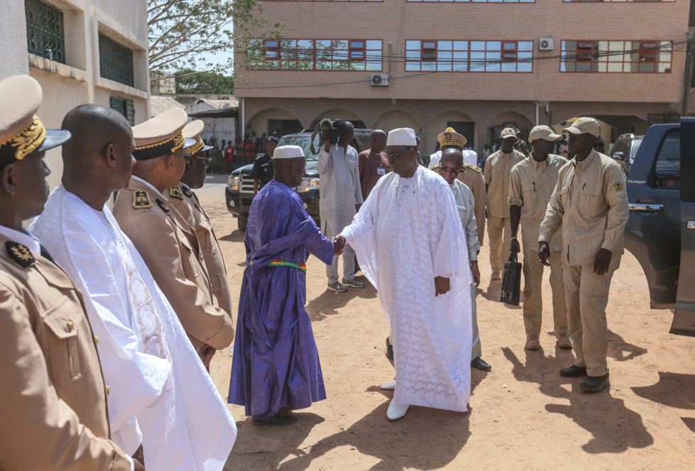 PHOTOS - En images, les étapes de la visite de Macky Sall au "Daaka" de Médina Gounass