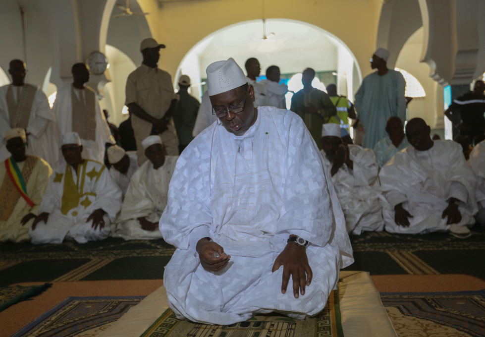 PHOTOS - En images, les étapes de la visite de Macky Sall au "Daaka" de Médina Gounass