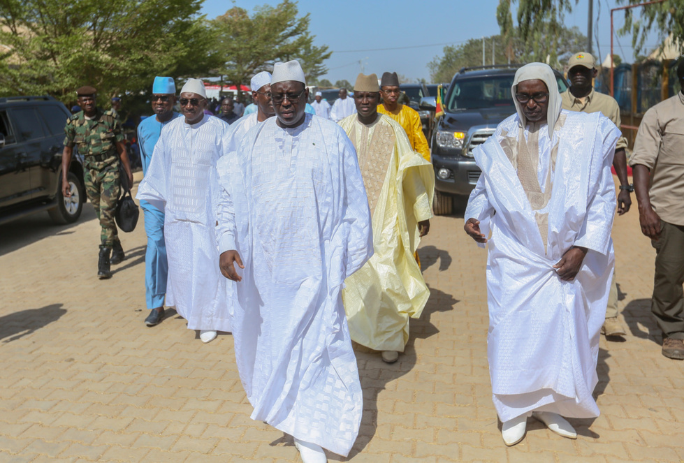 PHOTOS - En images, les étapes de la visite de Macky Sall au "Daaka" de Médina Gounass