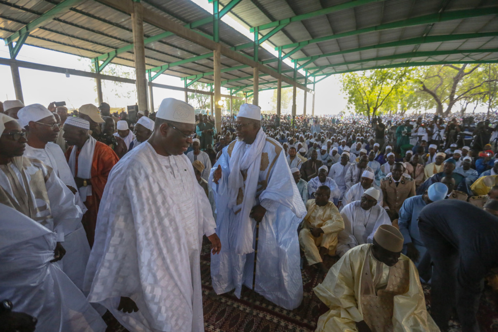PHOTOS - En images, les étapes de la visite de Macky Sall au "Daaka" de Médina Gounass