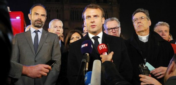 Notre-Dame de Paris: «Nous la rebâtirons», promet Emmanuel Macron