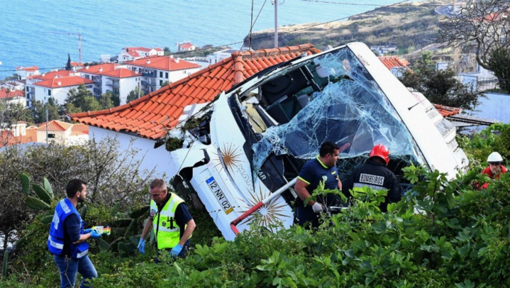 Madère : l’accident d'un bus de touristes fait au moins 28 morts