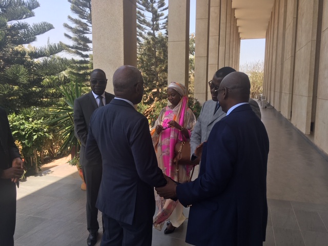 Visite de Me Malick Sall, Garde des Sceaux, ministre de la Justice à la Cour suprême