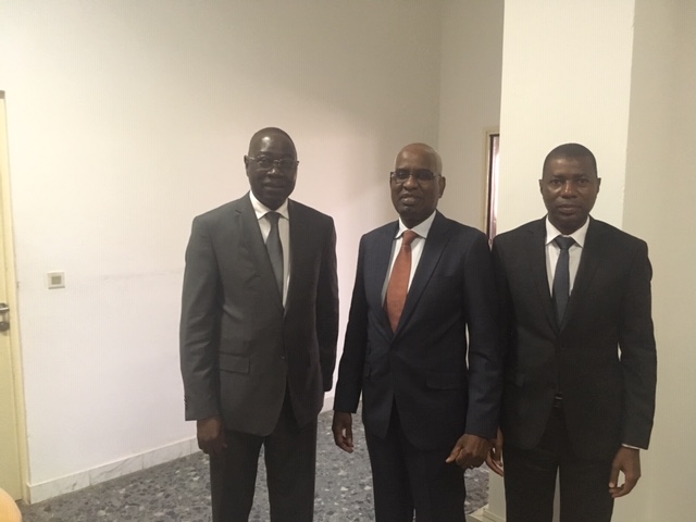 Visite de Me Malick Sall, Garde des Sceaux, ministre de la Justice à la Cour suprême