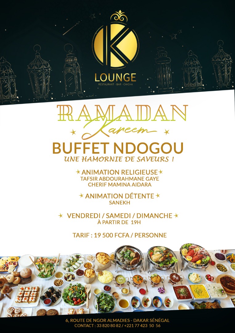 Ndogou Royal est aussi au Rendez Vous au K-Lounge Dakar