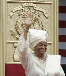 Liberia: Helen Johnson-Sirleaf en roue libre