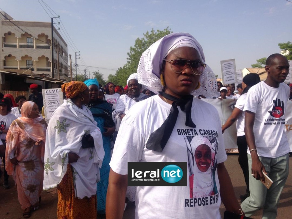PHOTOS INEDITES - Tambacounda: Marche des jeunes pour dénoncer la mort de Bineta Camara