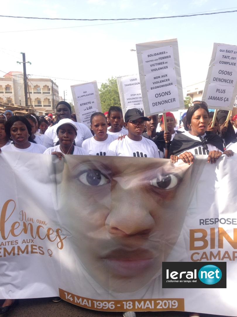 PHOTOS INEDITES - Tambacounda: Marche des jeunes pour dénoncer la mort de Bineta Camara