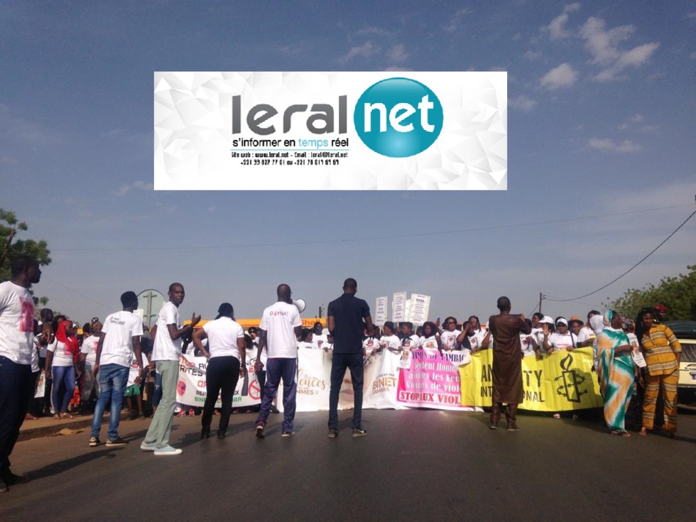 PHOTOS INEDITES - Tambacounda: Marche des jeunes pour dénoncer la mort de Bineta Camara
