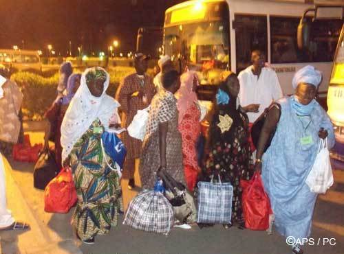 PELERINAGE 2011: Les premiers pèlerins sénégalais Arrivée à Dakar