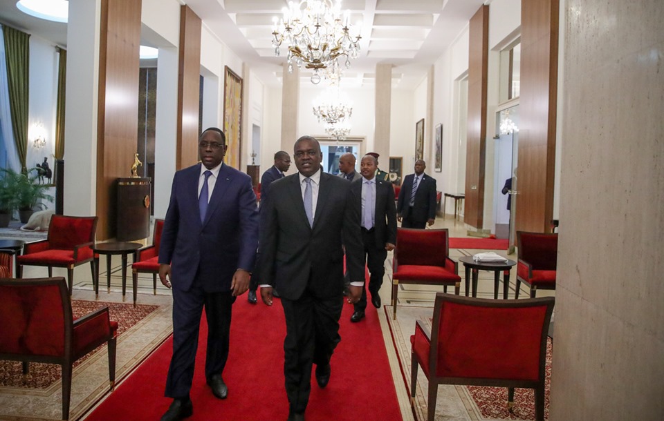 PHOTOS - Rencontre du Président Macky SALL avec SEM Mokgweetsi Masisi, Président de la République du Botswana PHOTOS - Rencontre du Président Macky SALL avec SEM Mokgweetsi Masisi, Président de la République du Botswana