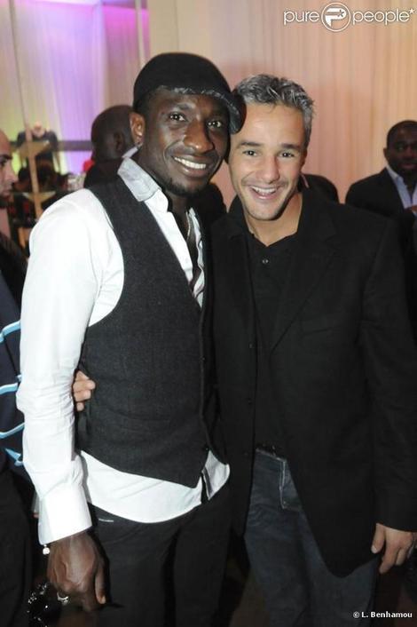 Photo Star foot: Niang et son ami le styliste Khalid