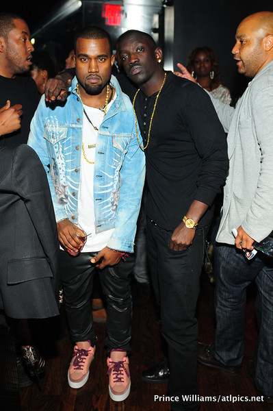 Photo : Bu Thiam, le frère de Akon avec Kanye West