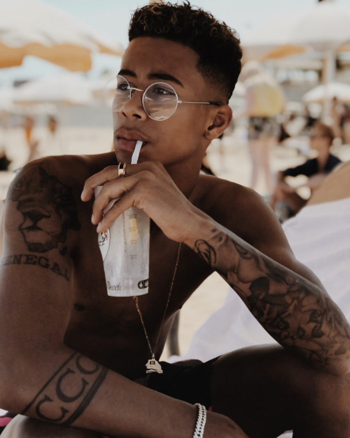 Photos : Noah Fadiga, le fils de Khalilou Fadiga, et sa copine