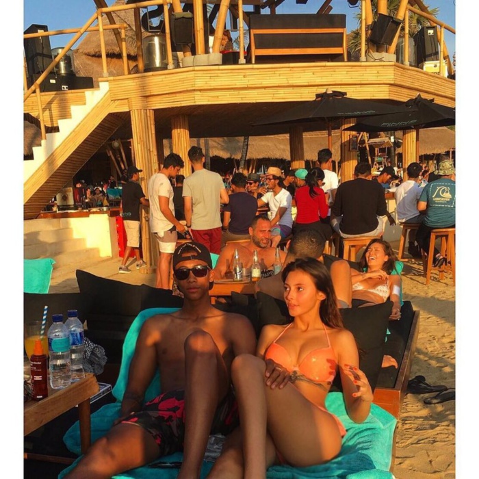 Photos : Noah Fadiga, le fils de Khalilou Fadiga, et sa copine