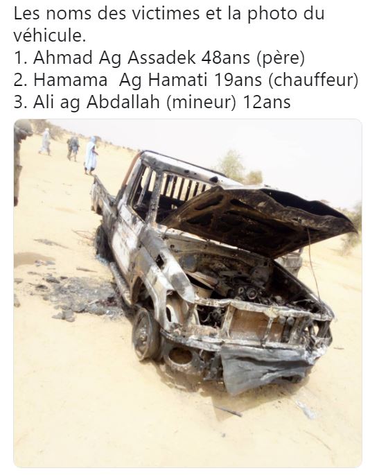 Mali: Tirs français contre un véhicule jugé suspect, 3 civils tués
