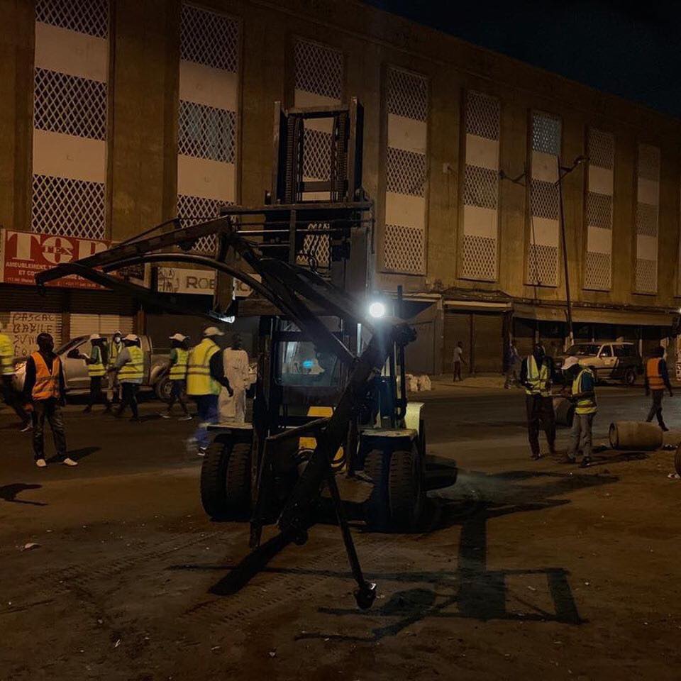PHOTOS - Opération de désencombrement toujours en cours à Dakar