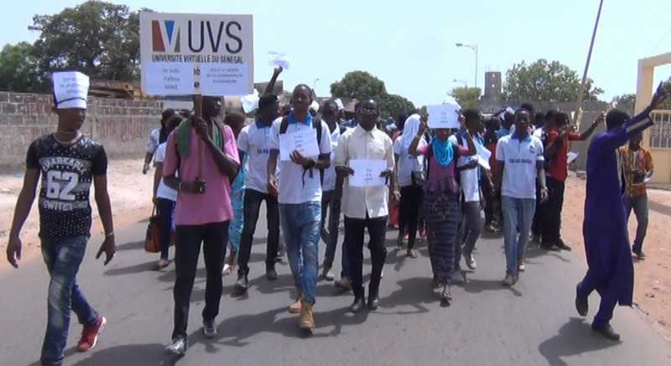 Université virtuelle de Kaolack: Les étudiants réclament des bourses et la connexion internet