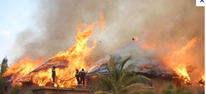 Matam: un violent incendie fait 2 morts dont un bébé de 12 jours