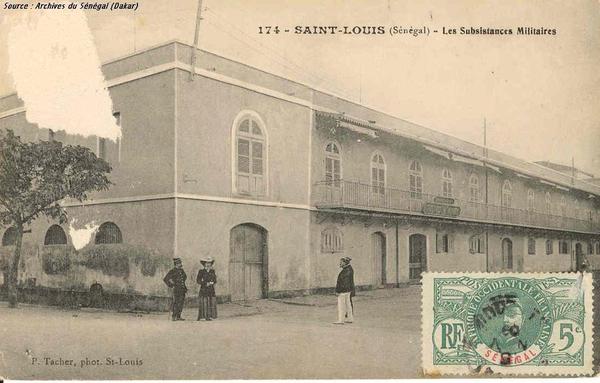 Sénégal: Les subsistances militaires (Saint-Louis du Sénégal).