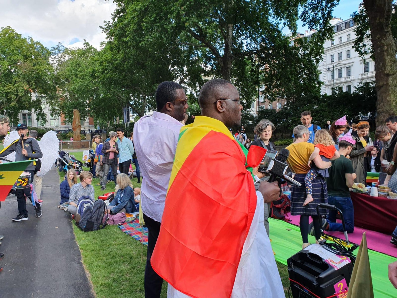 PHOTOS - Rassemblement de la Plateforme "Aar li nu bokk" du Royaume-Uni ce 21 Juin 2019