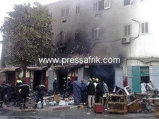 Incendie à Sandaga
