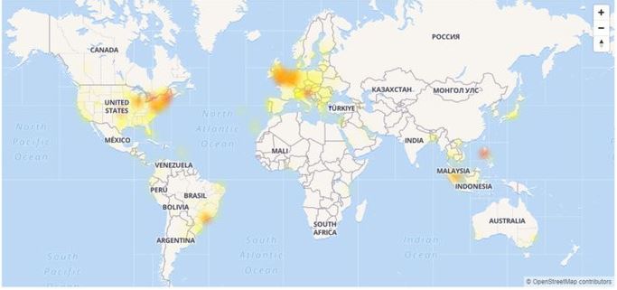 Facebook, Instagram et WhatsApp face à une panne massive