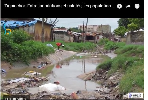Ziguinchor: Les populations craignent le retour des inondations