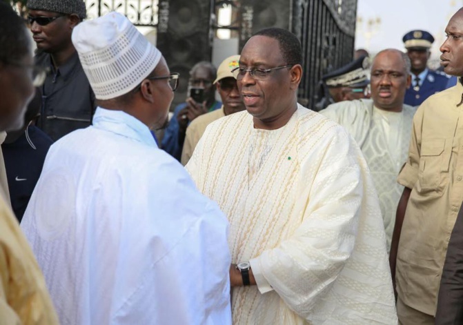 Touba- Macky Sall à Serigne Mountakha Mbacké : « Vous m’aviez confié à Serigne Touba. J’ai réussi à gagner sans bruit ni trompette les élections de février 2019 » Touba- Macky Sall à Serigne Mountakha Mbacké : « Vous m’aviez confié à Serigne Touba. J’ai réussi à gagner sans bruit ni trompette les élections de février 2019 »