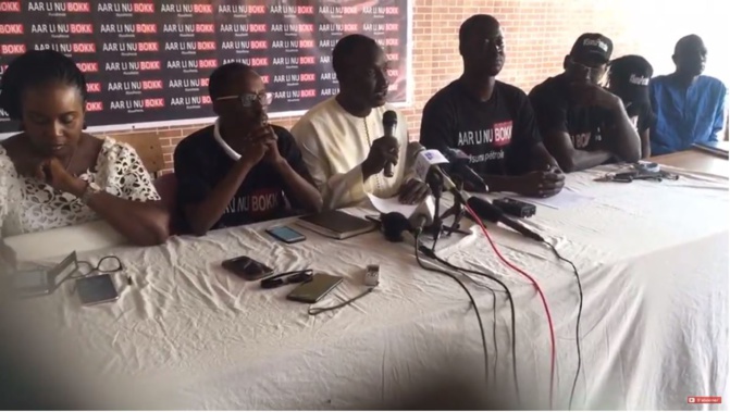 Manifestations : Aar Li Nù Bokk ‘’dribble’’ Samm Sunu Rew et marche samedi 6 juillet