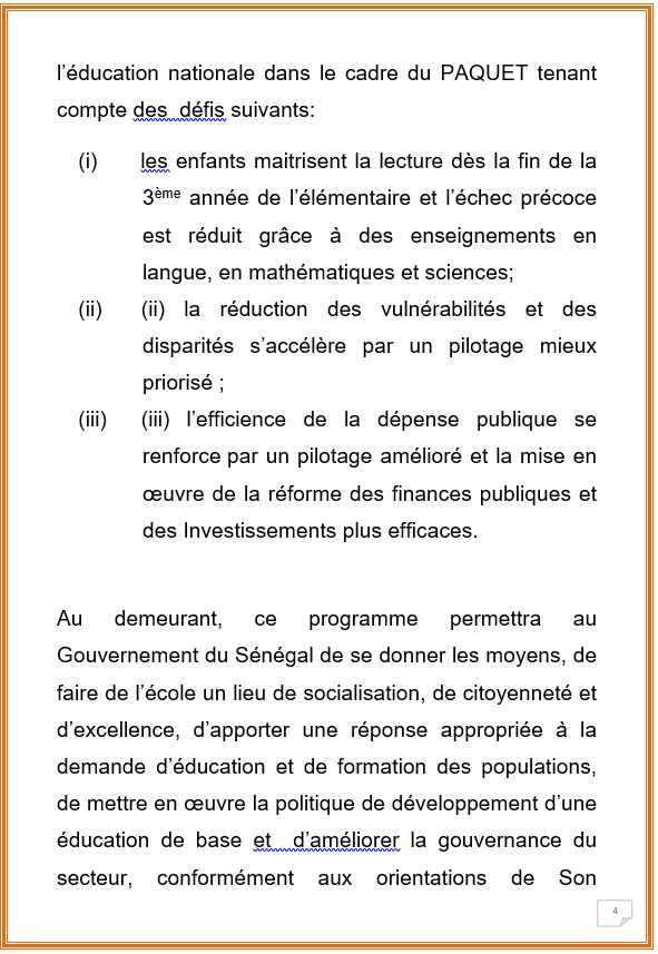 PHOTOS + DISCOURS : Cérémonie de signature de l'accord de financement du PADES, Etat du Sénégal / AFD