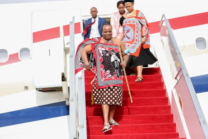 PHOTOS - Arrivée de Sa Majesté Mswati III au Sénégal