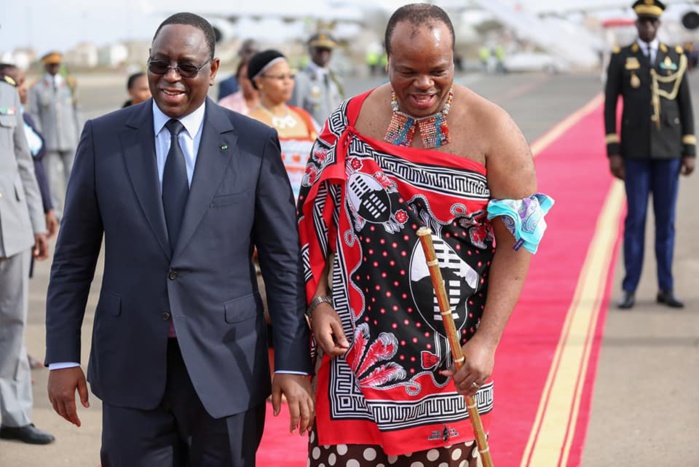 PHOTOS - Arrivée de Sa Majesté Mswati III au Sénégal