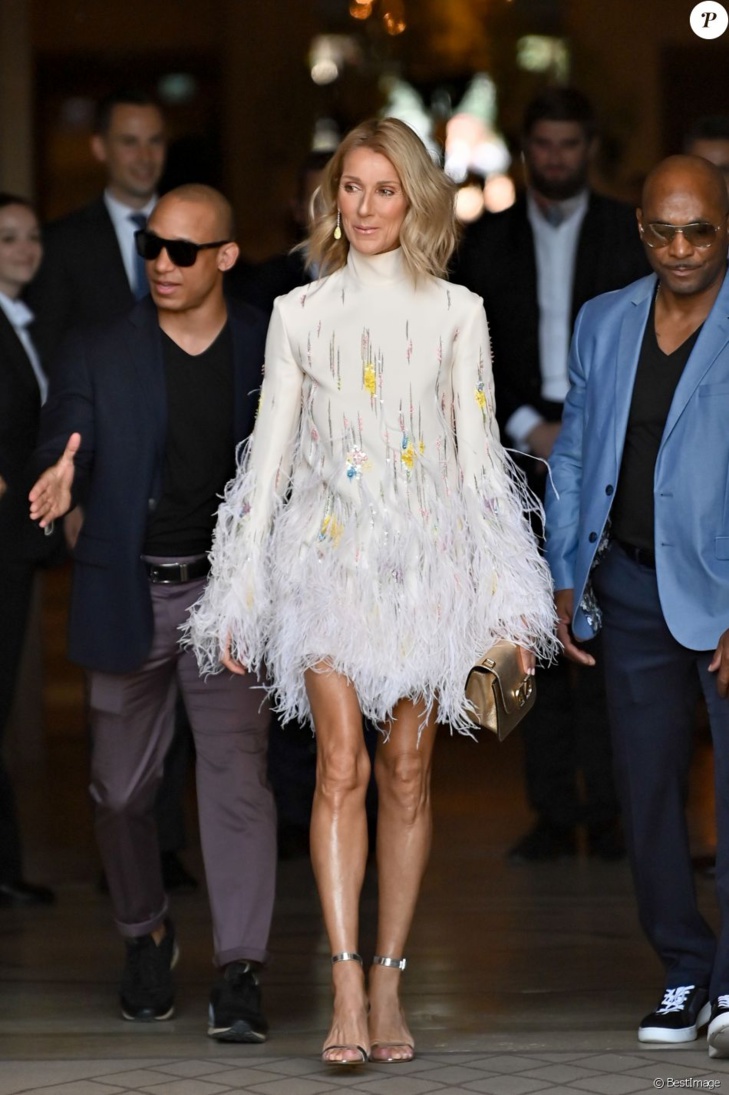 PHOTOS - Céline Dion : Angélique à Paris, avec Gwyneth Paltrow et Louise Bourgoin