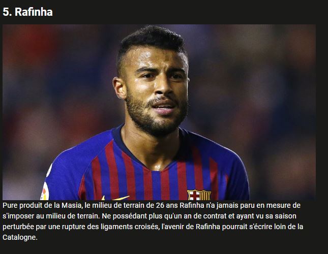 Les 5 joueurs dont le Barça doit absolument se débarrasser cet été