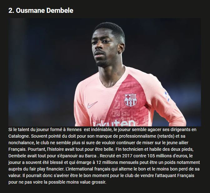 Les 5 joueurs dont le Barça doit absolument se débarrasser cet été
