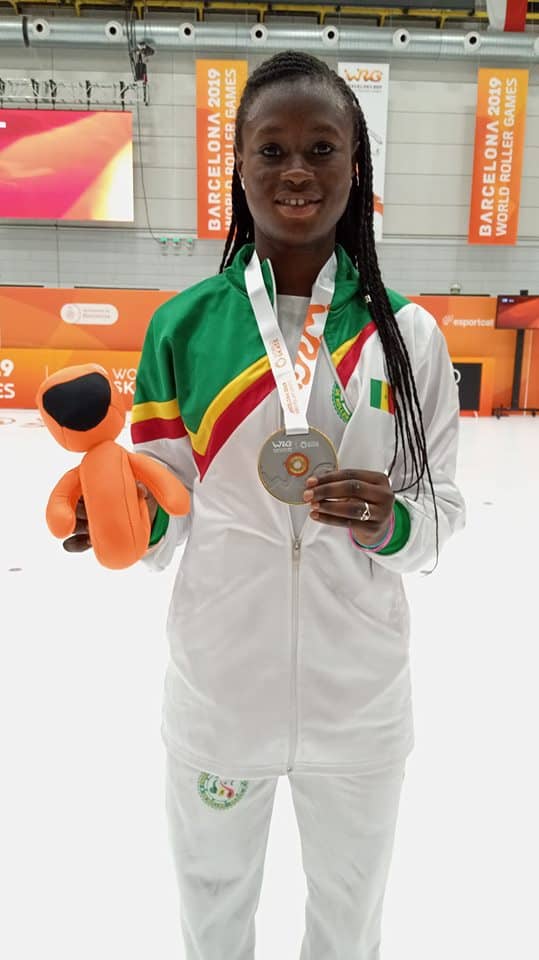 Mondiaux de Roller 2019 : Awa Baldé médaillée d’Or, établit un nouveau record du monde