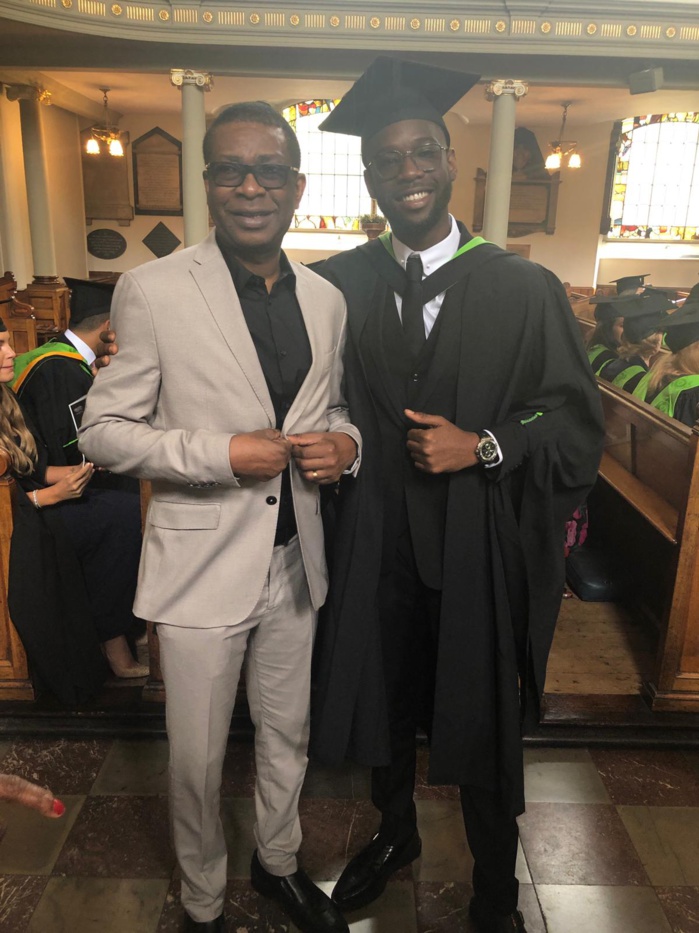 Segui, le fils de Youssou Ndour, décroche son Bachelor of Arts à la Regents University de Londres 