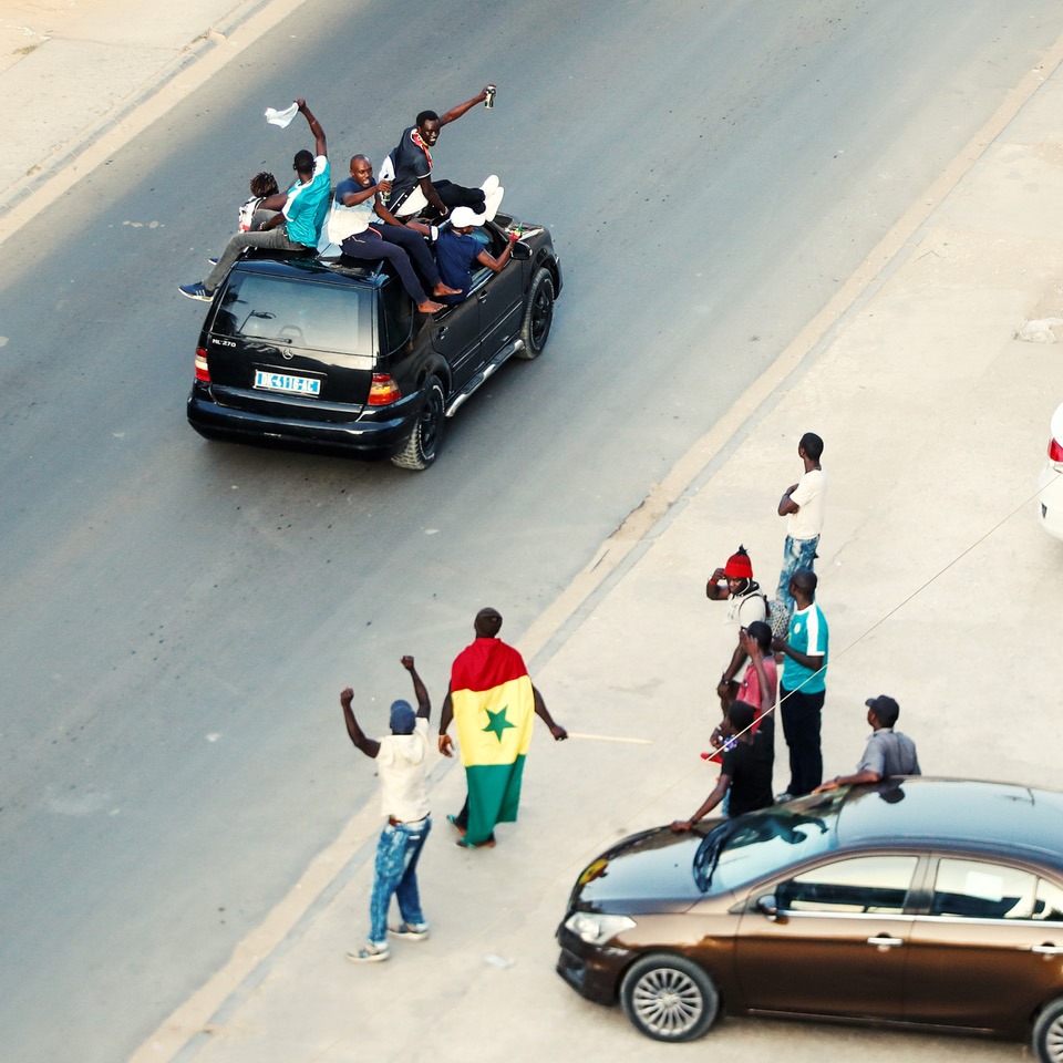 (47 Photos) Liesse populaire à Dakar après la victoire des « Lions » les images qui doit pas vous échapper.