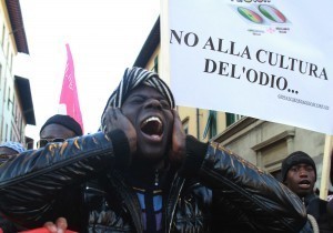 [PHOTOS] Florence: Les Sénégalais disent "Halte" au racisme