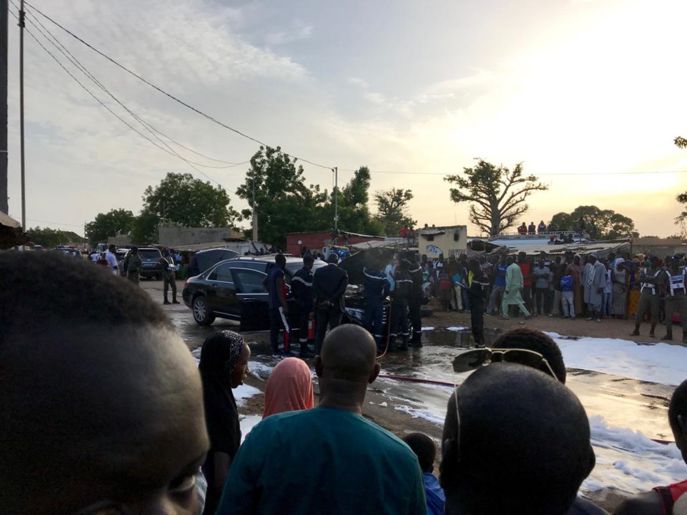 La limousine Présidentielle prend feu, tout ce que vous n’avez pas vu en images, regardez !