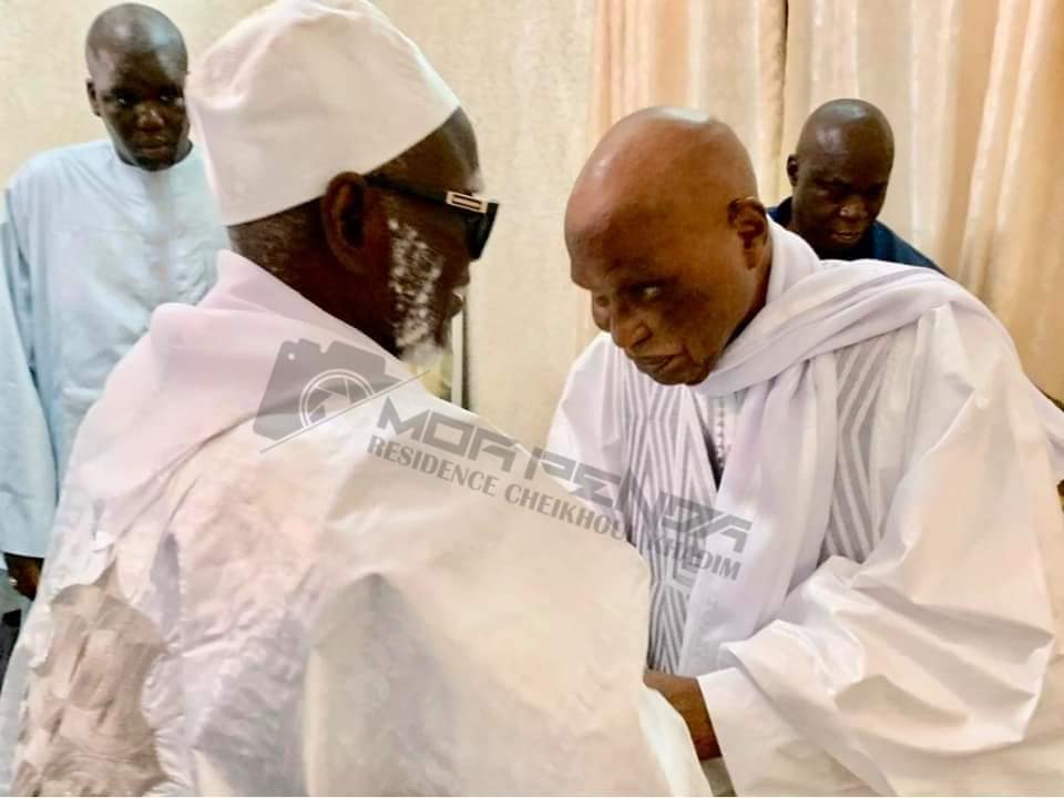 PHOTOS - Touba: Me Abdoulaye Wade reçu par le Khalife général des Mourides