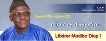 21 Décembre 2010 – 21 Décembre 2011:Un an déjà que notre leader Modibo Diop est détenu en prison