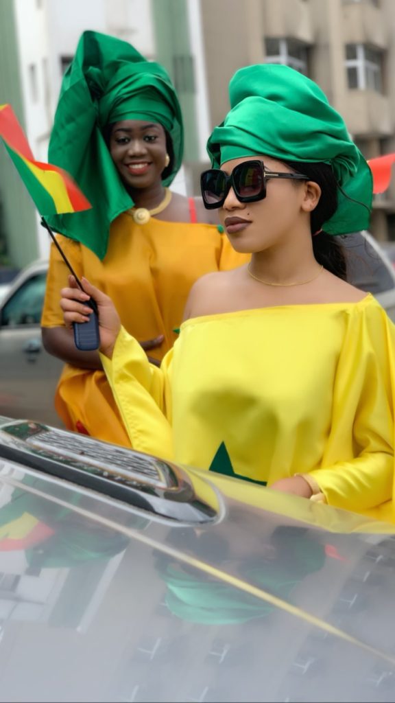 PHOTOS - Ndèye Soxna en mode " CAN" pour supporter les Lions de la teranga