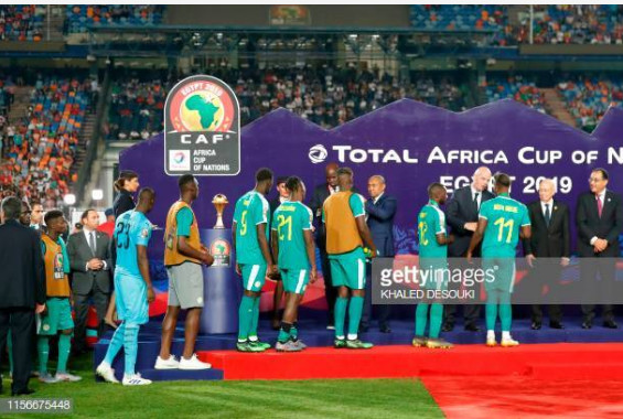 Finale CAN 2019: Les images des "Lions" après le coup de sifflet final