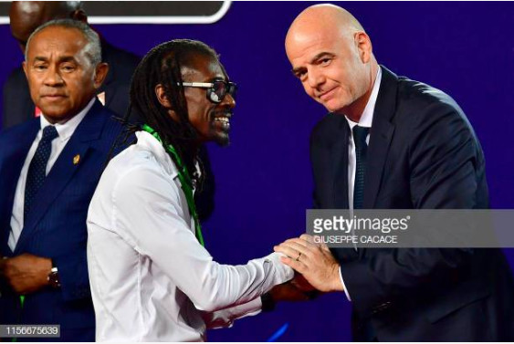 Finale CAN 2019: Les images des "Lions" après le coup de sifflet final