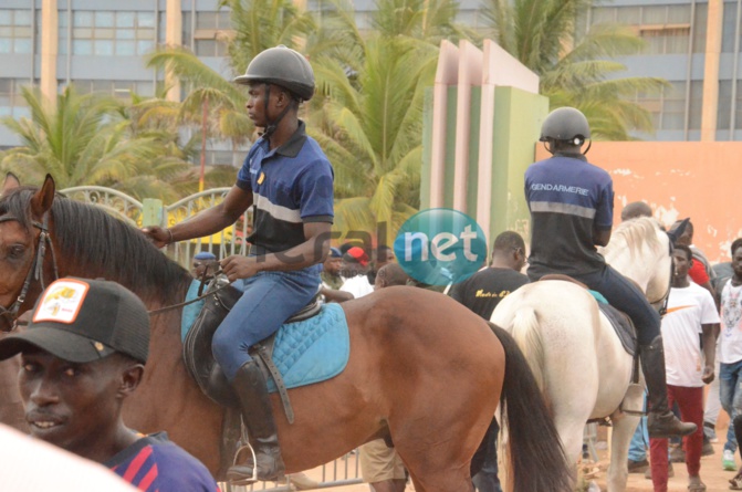 PHOTOS - Modou Lô vs Eumeu Séne: Un combat sous haute surveillance des forces de l'ordre