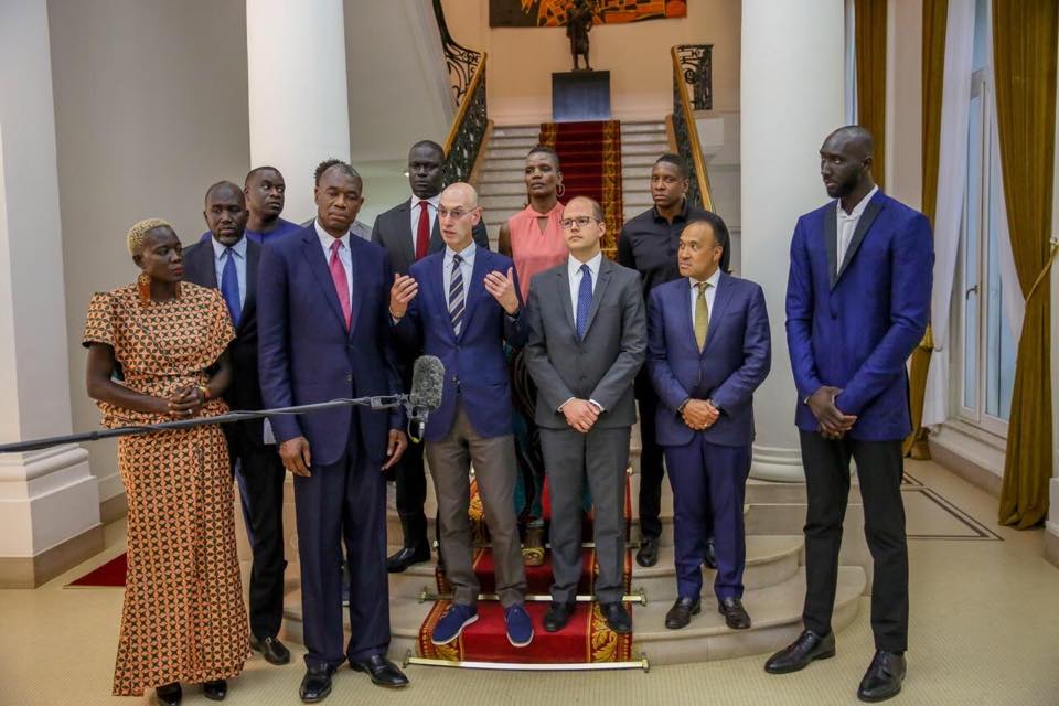 Gorgui Sy Dieng et Tacko Fall reçus par le Président Macky Sall